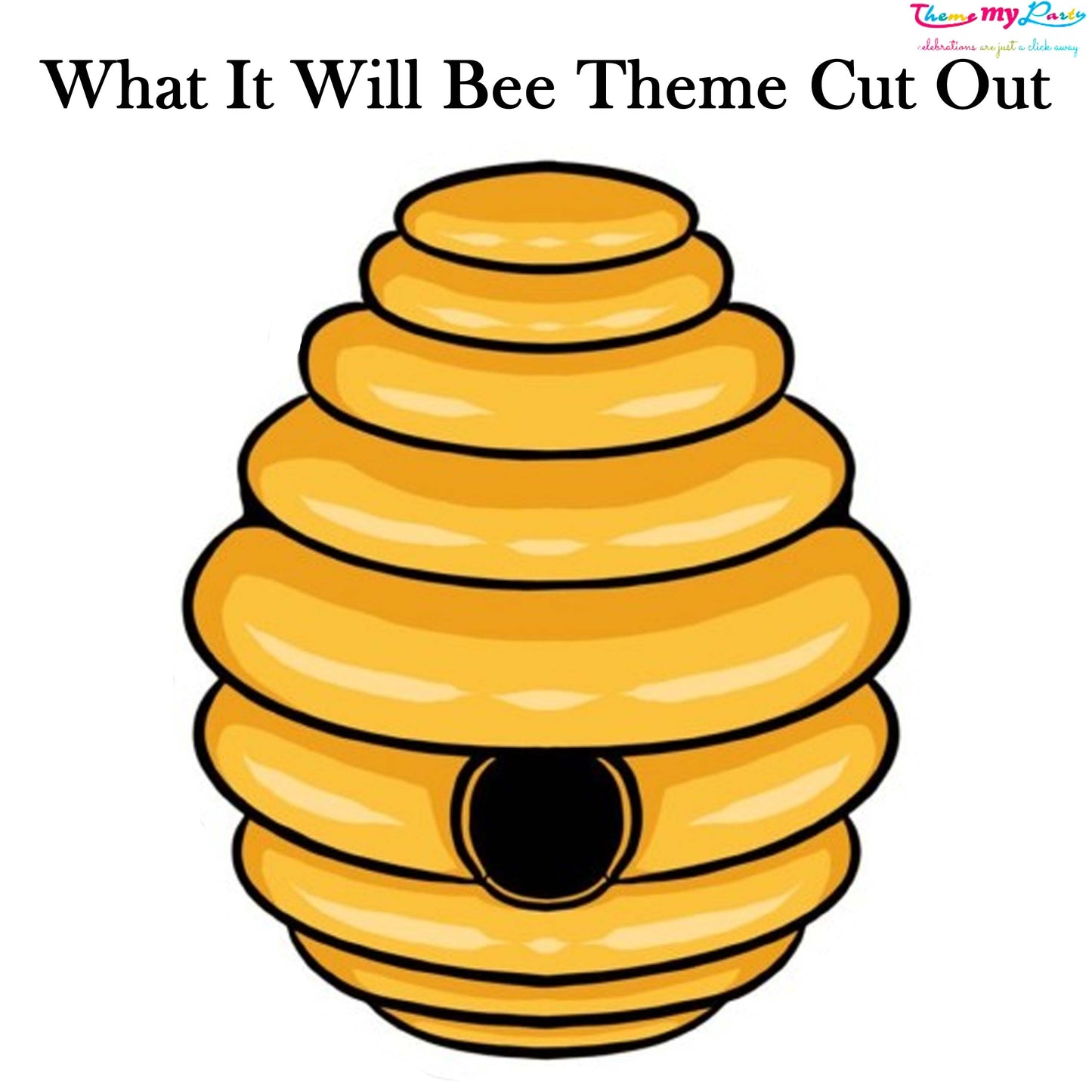 What It Will Bee Baby Shower Party Cutout