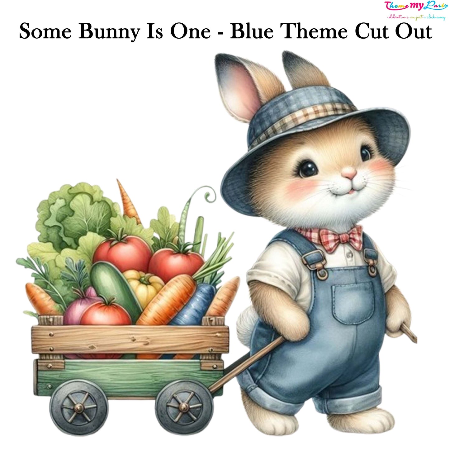 Some Bunny Is One Theme Birthday Party Cutout