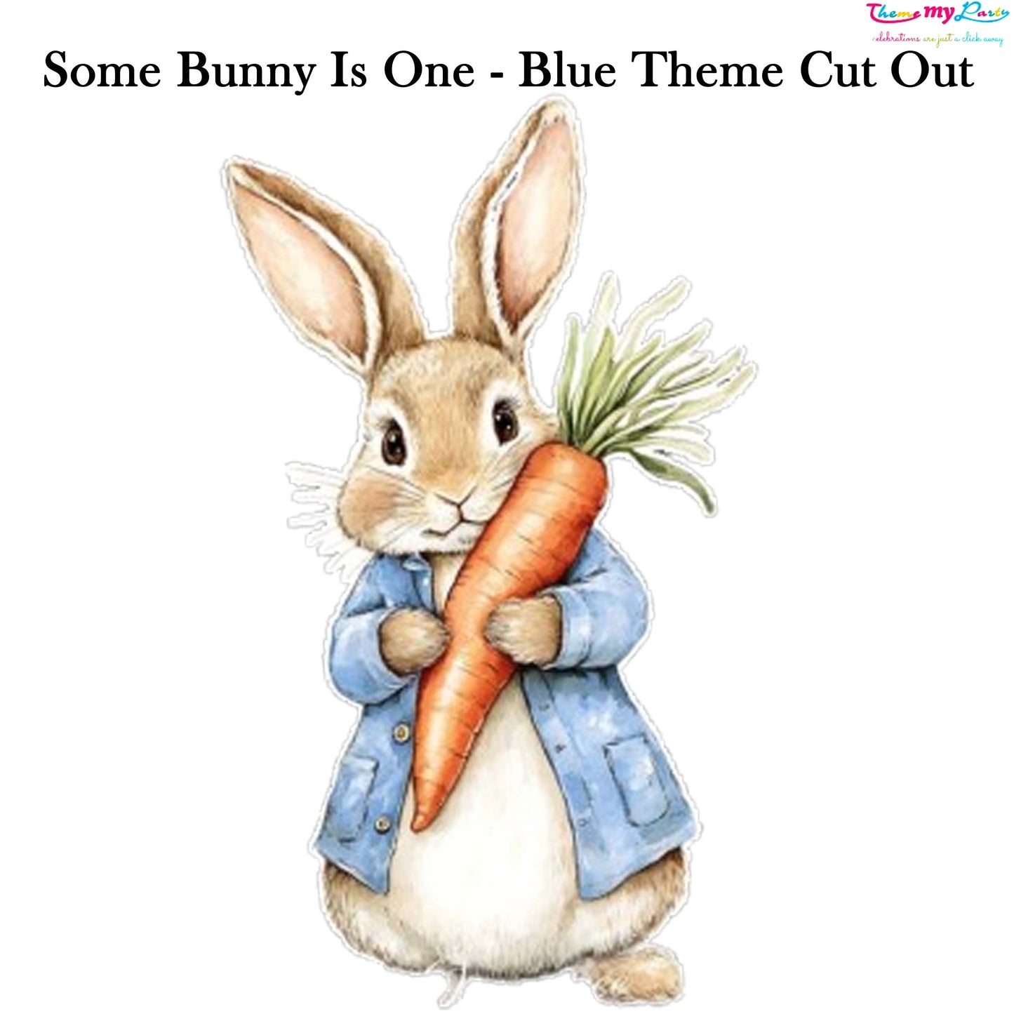 Some Bunny Is One Theme Birthday Party Cutout