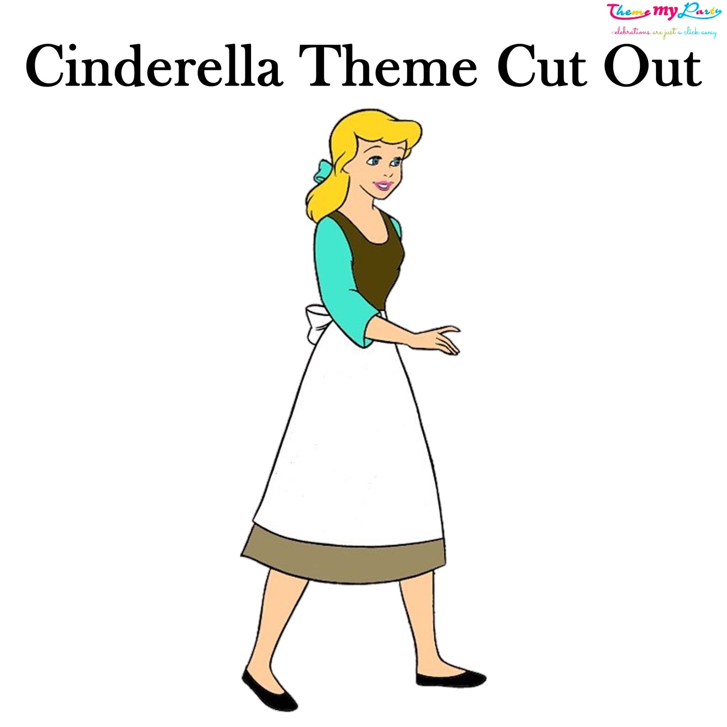 Cinderella Theme Birthday Party Cutout