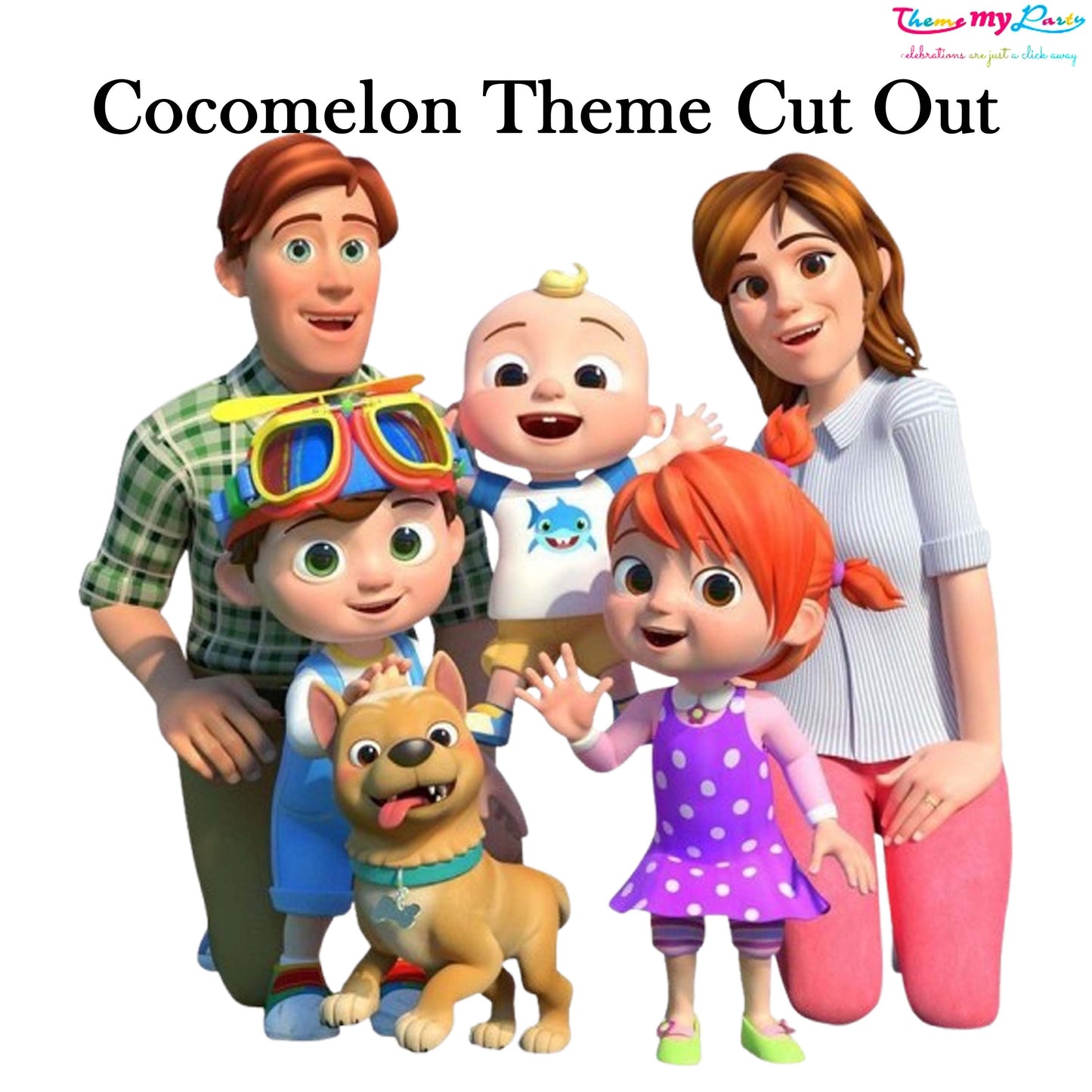 Cocomelon Theme Birthday Party Cutout