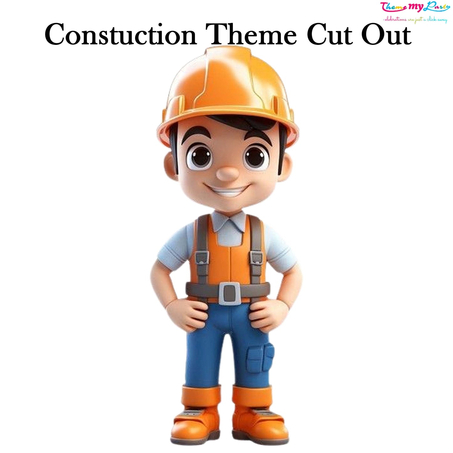 Construction Theme Birthday Party Cutout