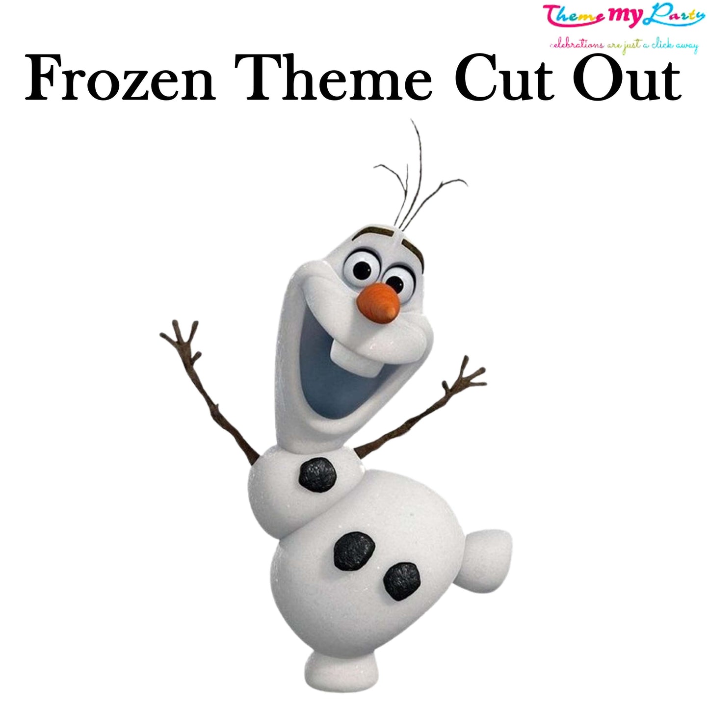 Frozen Theme Birthday Party Cutout