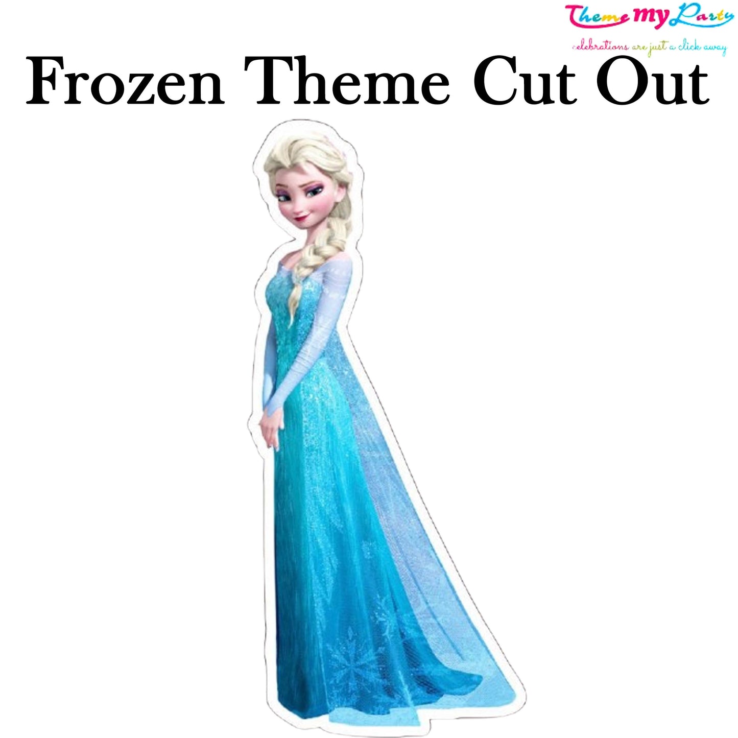 Frozen Theme Birthday Party Cutout