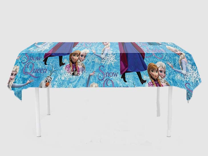 Frozen Theme Birthday Cake Table Cover