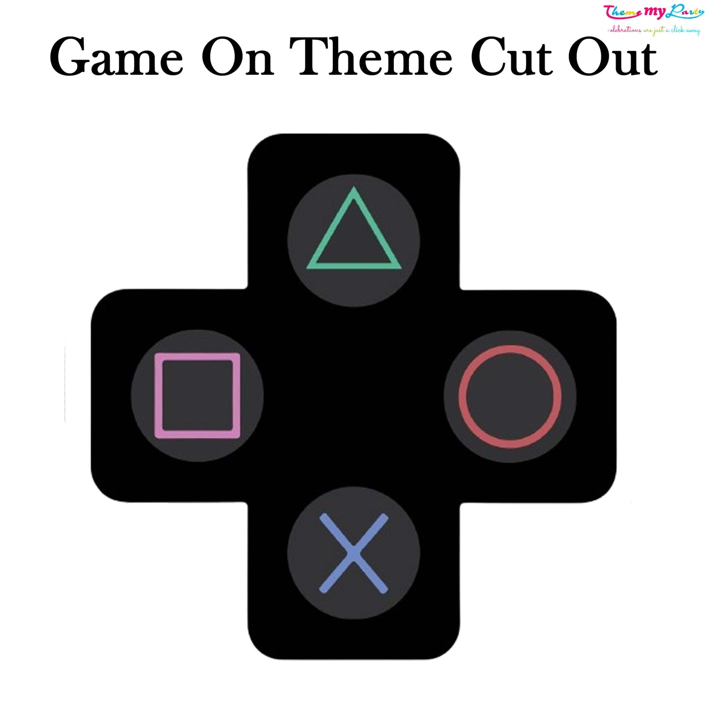 Game Theme Birthday Party Cutout