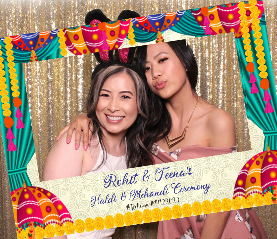 Haldi Theme Party Selfie Photo Booth Frame