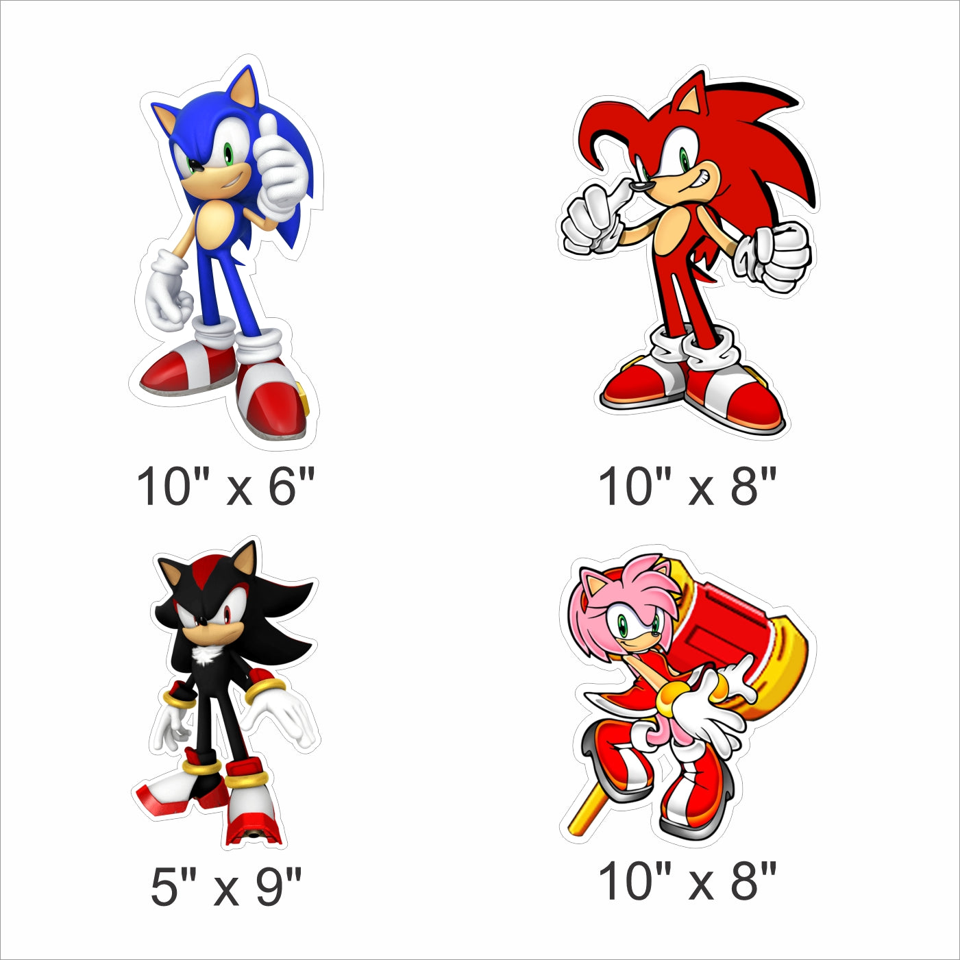 Sonic Theme Birthday Party Hanging Set for Decoration