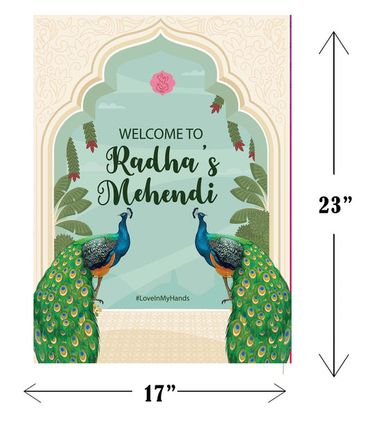 Wedding Ceremony Theme Party Welcome Board
