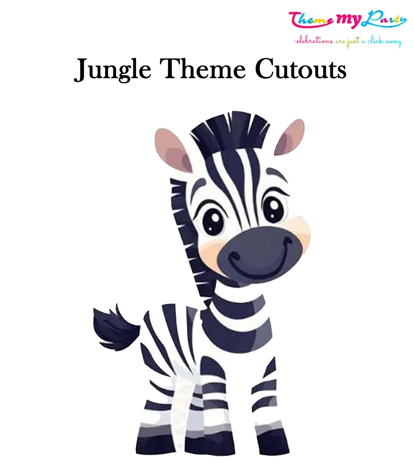Jungle Theme Birthday Party Cutout