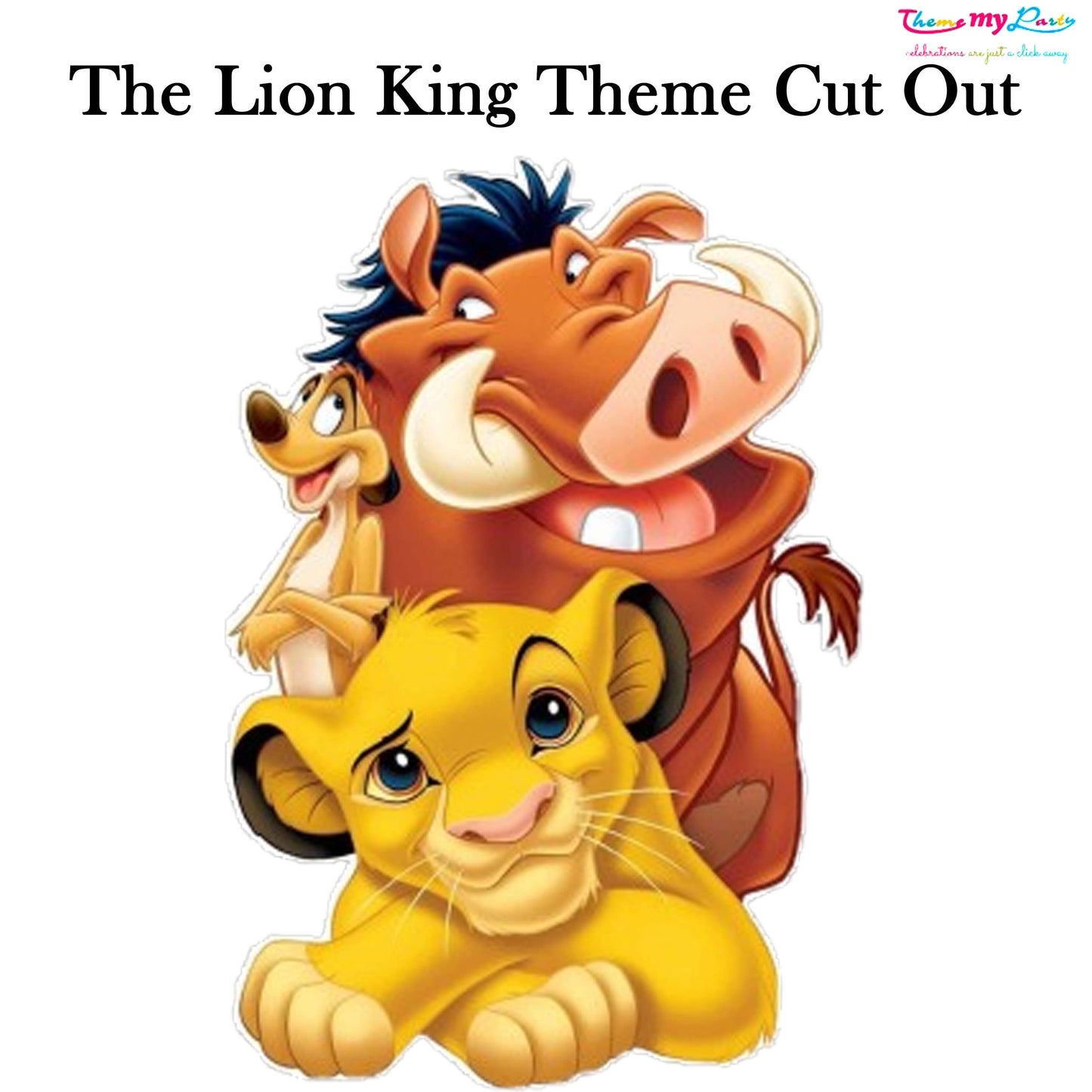 Lion King Theme Birthday Party Cutout