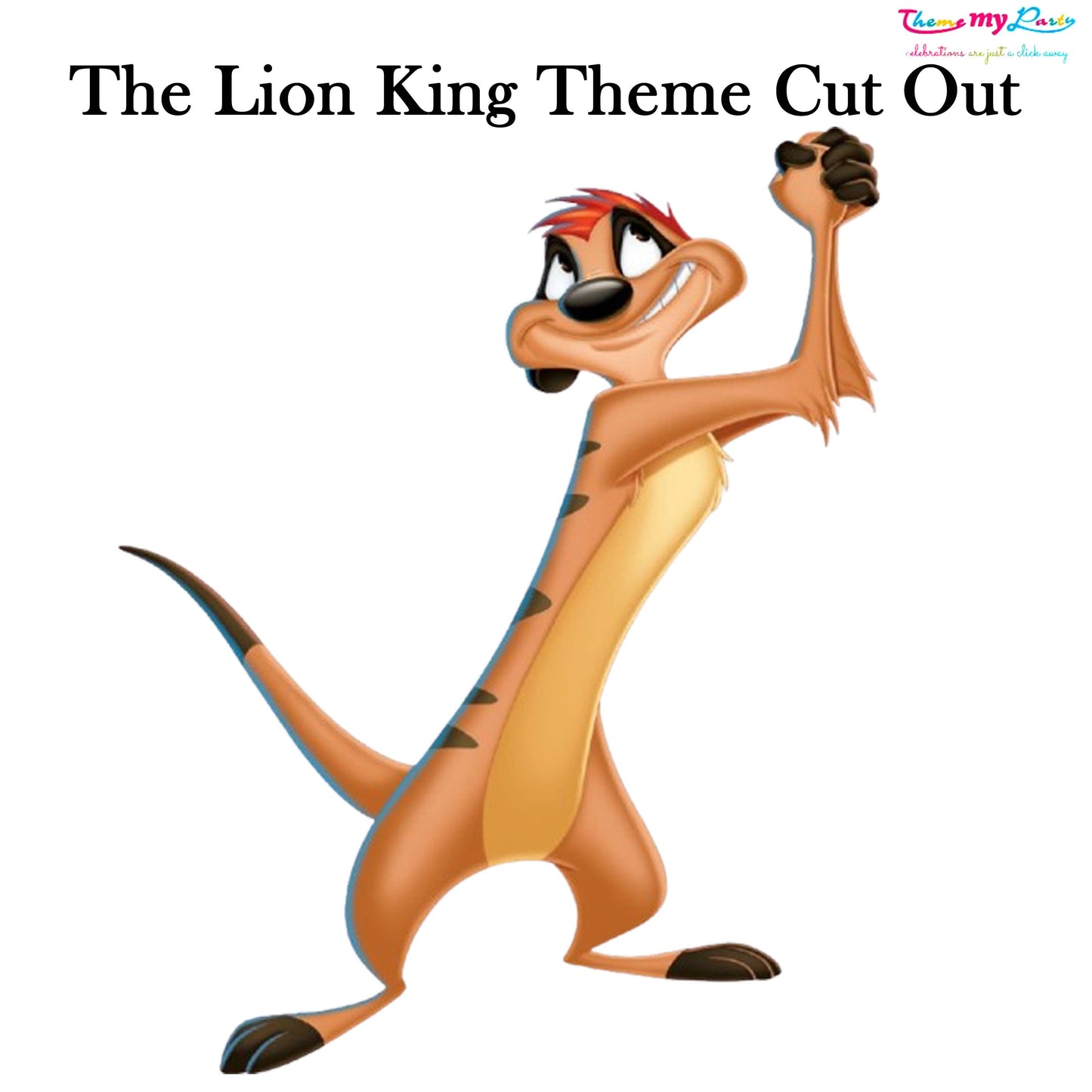 Lion King Theme Birthday Party Cutout
