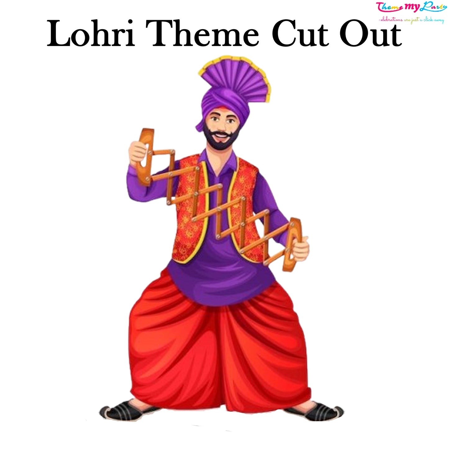 Lohri Party Cutout