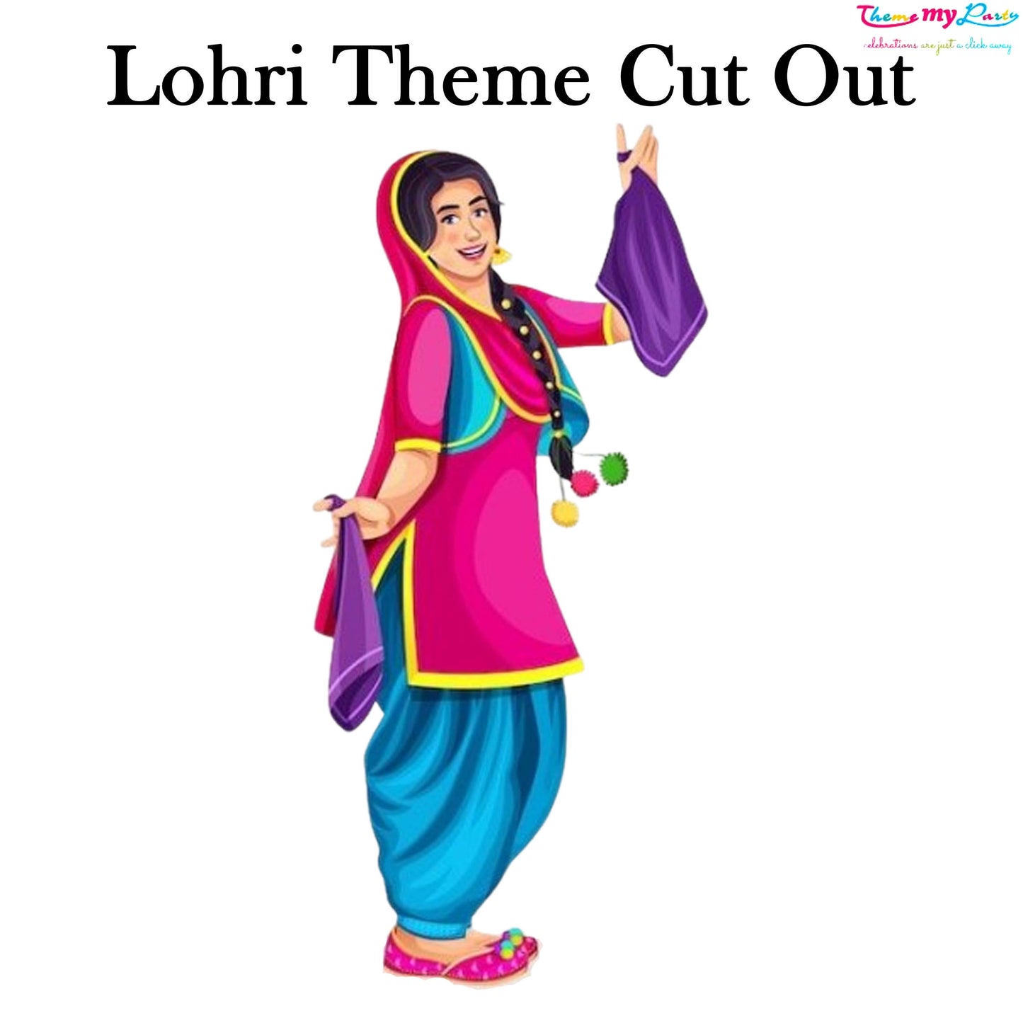 Lohri Party Cutout