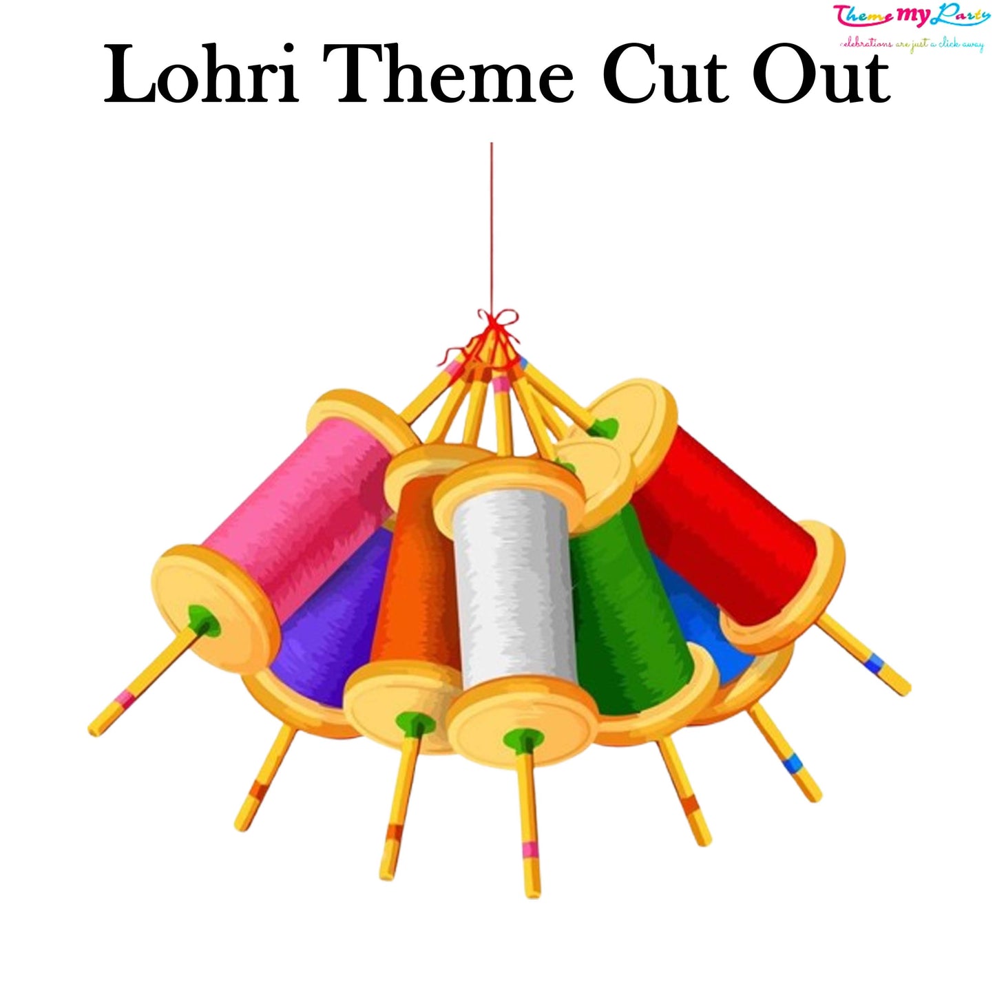 Lohri Party Cutout