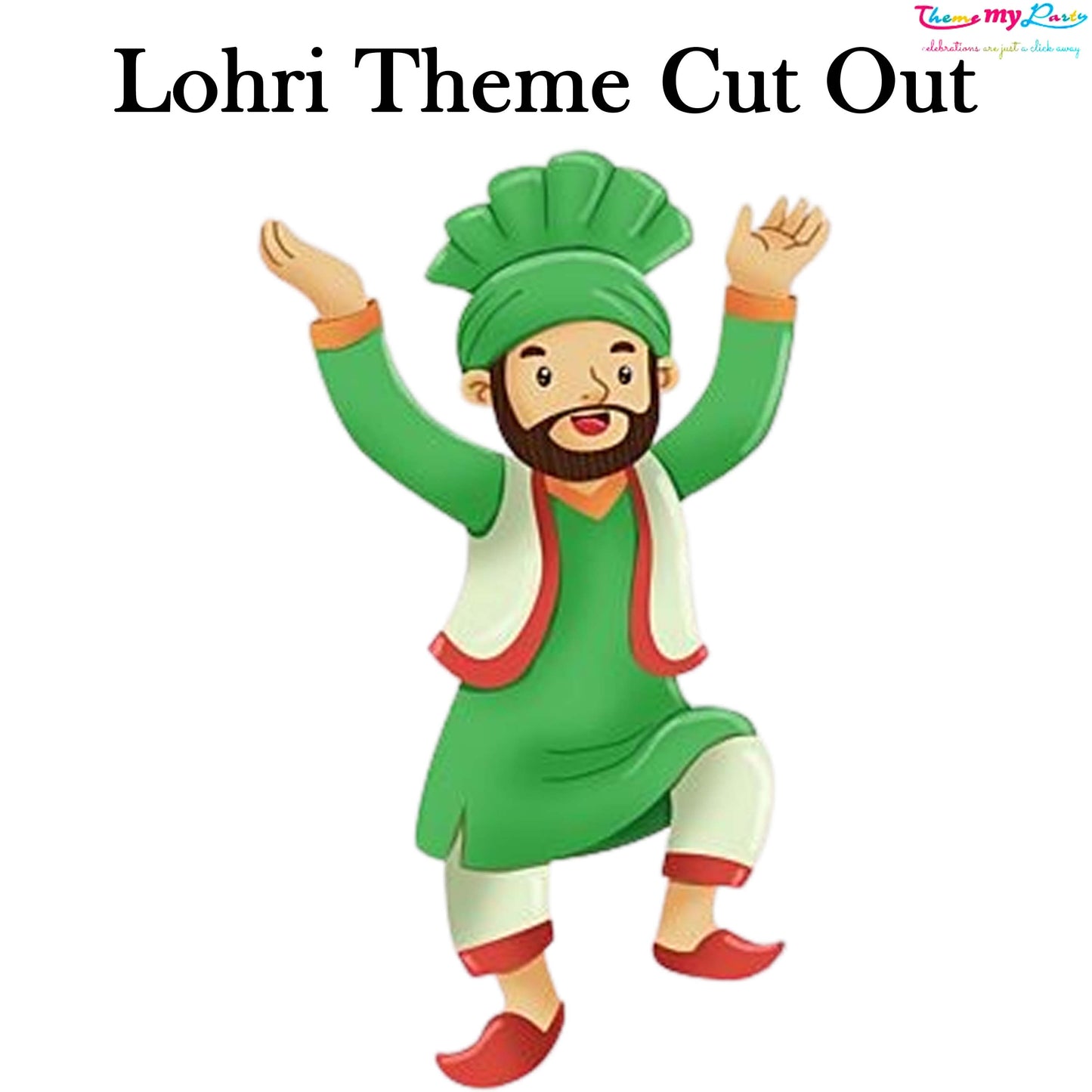 Lohri Party Cutout