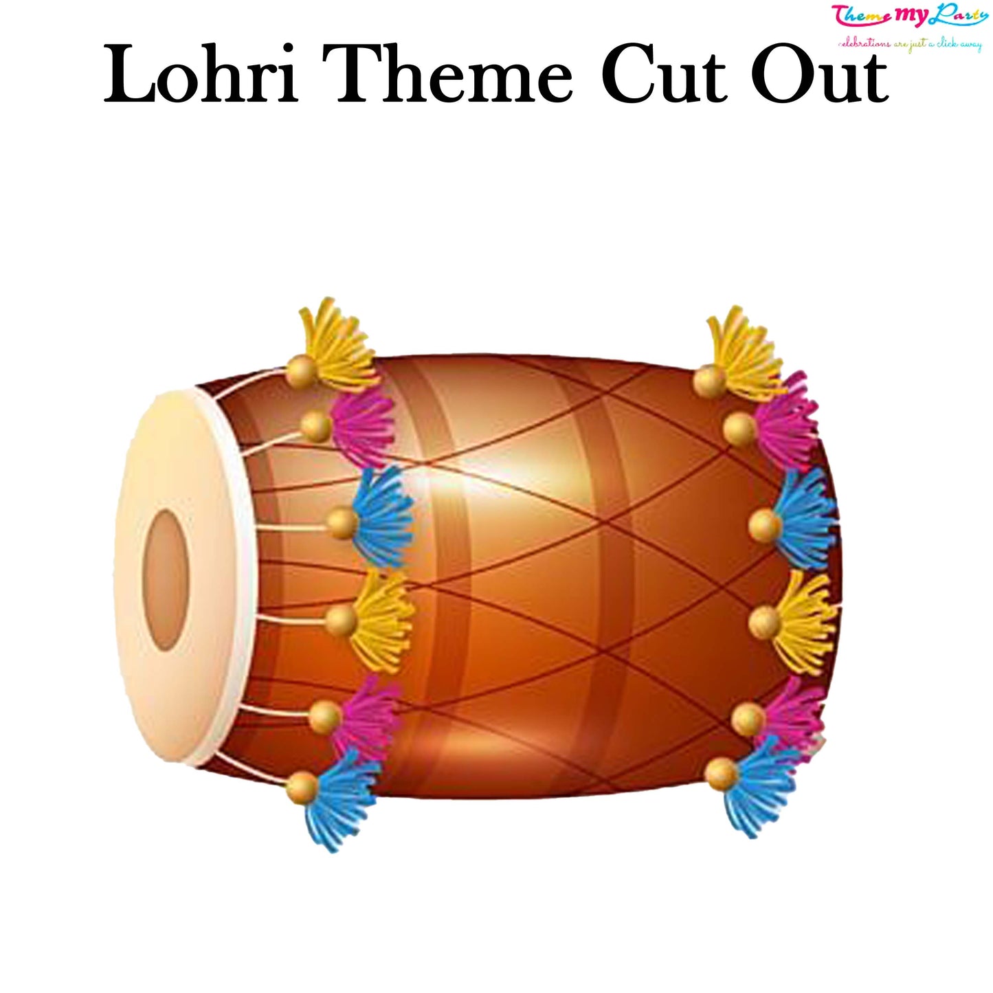 Lohri Party Cutout