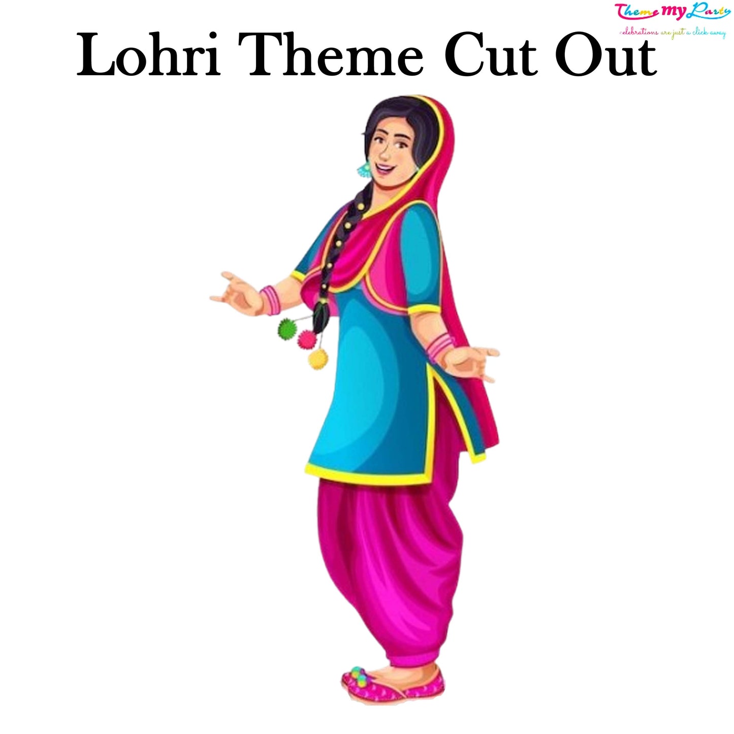 Lohri Party Cutout