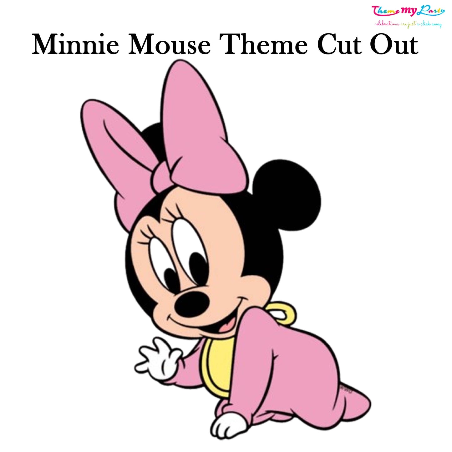 Minnie Theme Birthday Party Cutout