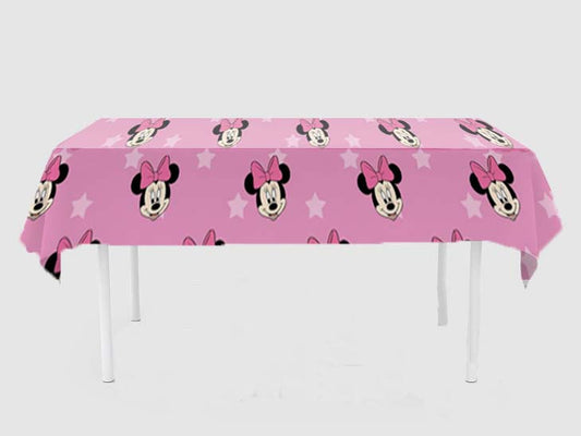 Minnie Mouse Theme Birthday Cake Table Cover