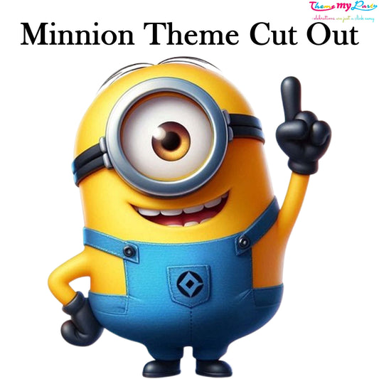 Minnion Theme Birthday Party Cutout