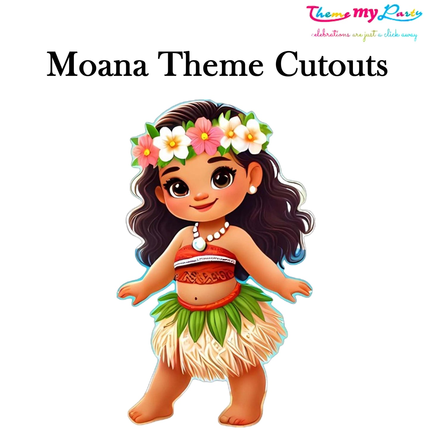 Moana Theme Birthday Party Cutout