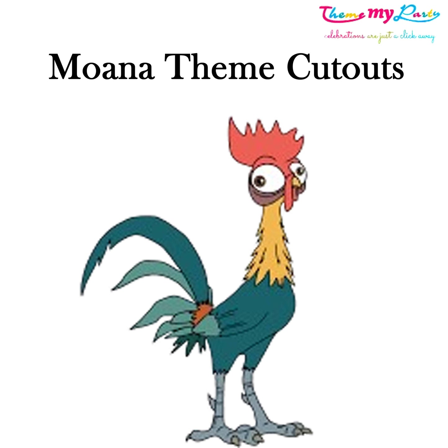 Moana Theme Birthday Party Cutout
