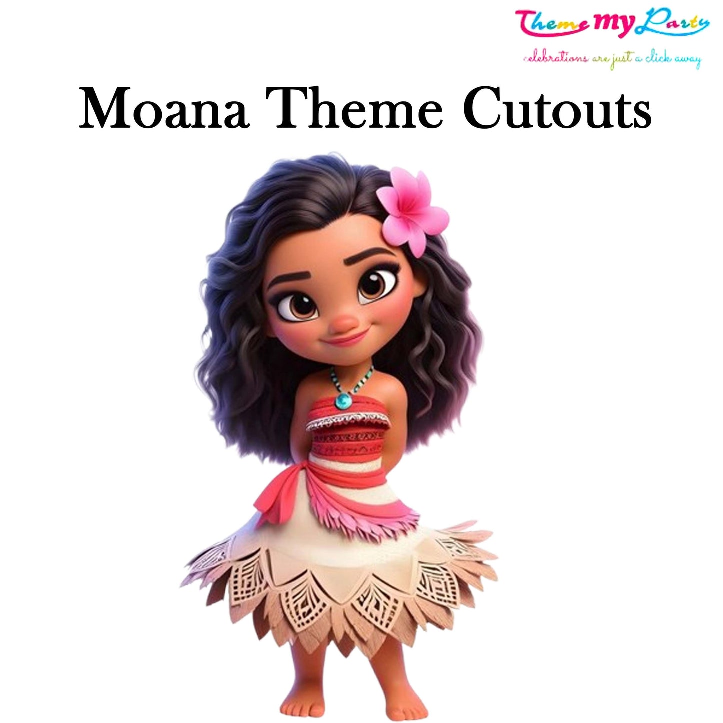 Moana Theme Birthday Party Cutout