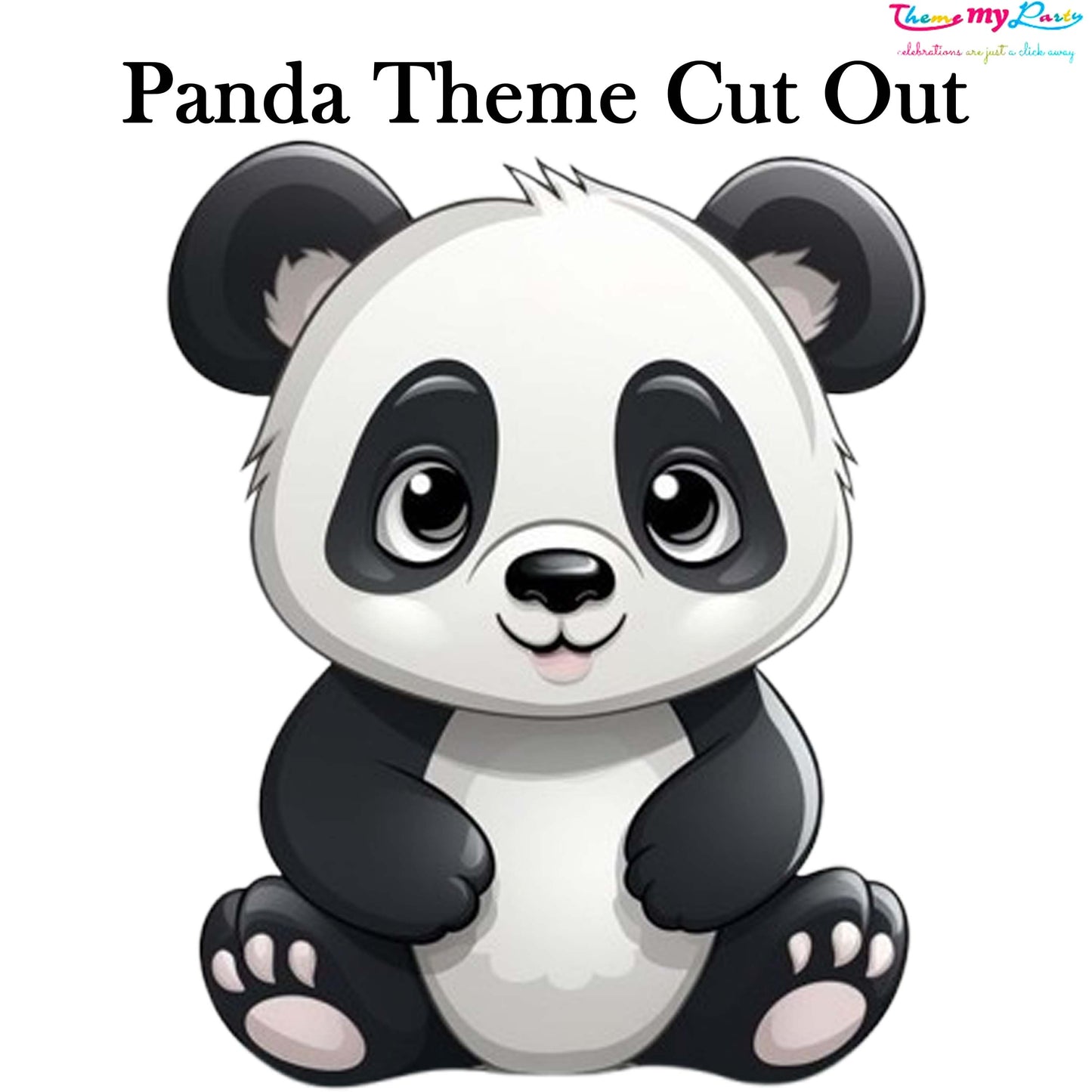 Panda Theme Birthday Party Cutout