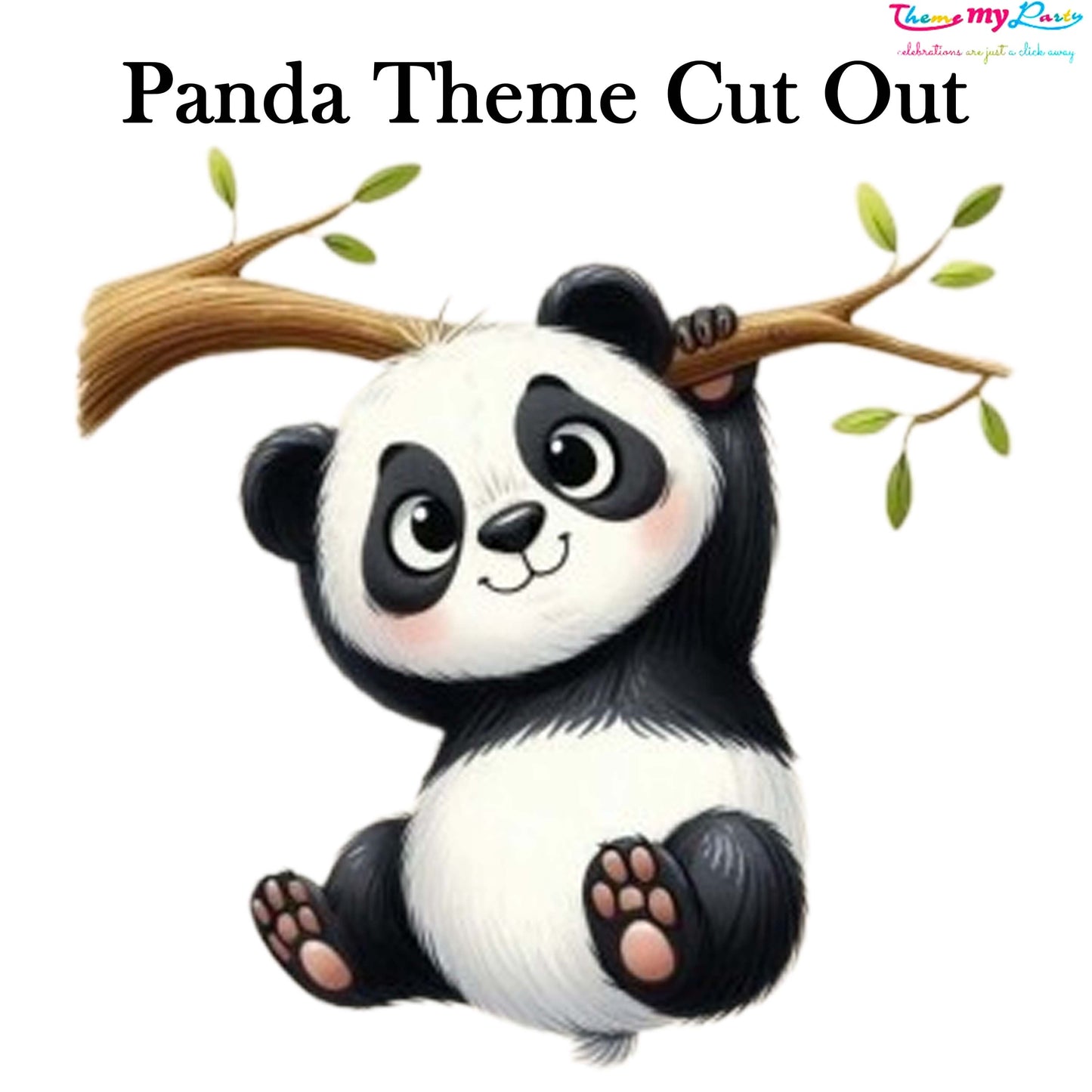 Panda Theme Birthday Party Cutout