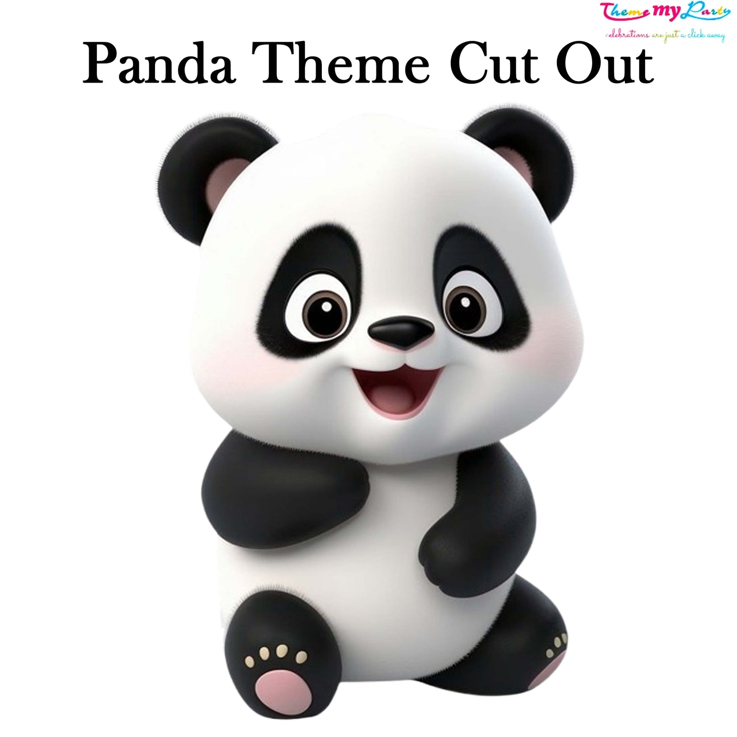 Panda Theme Birthday Party Cutout