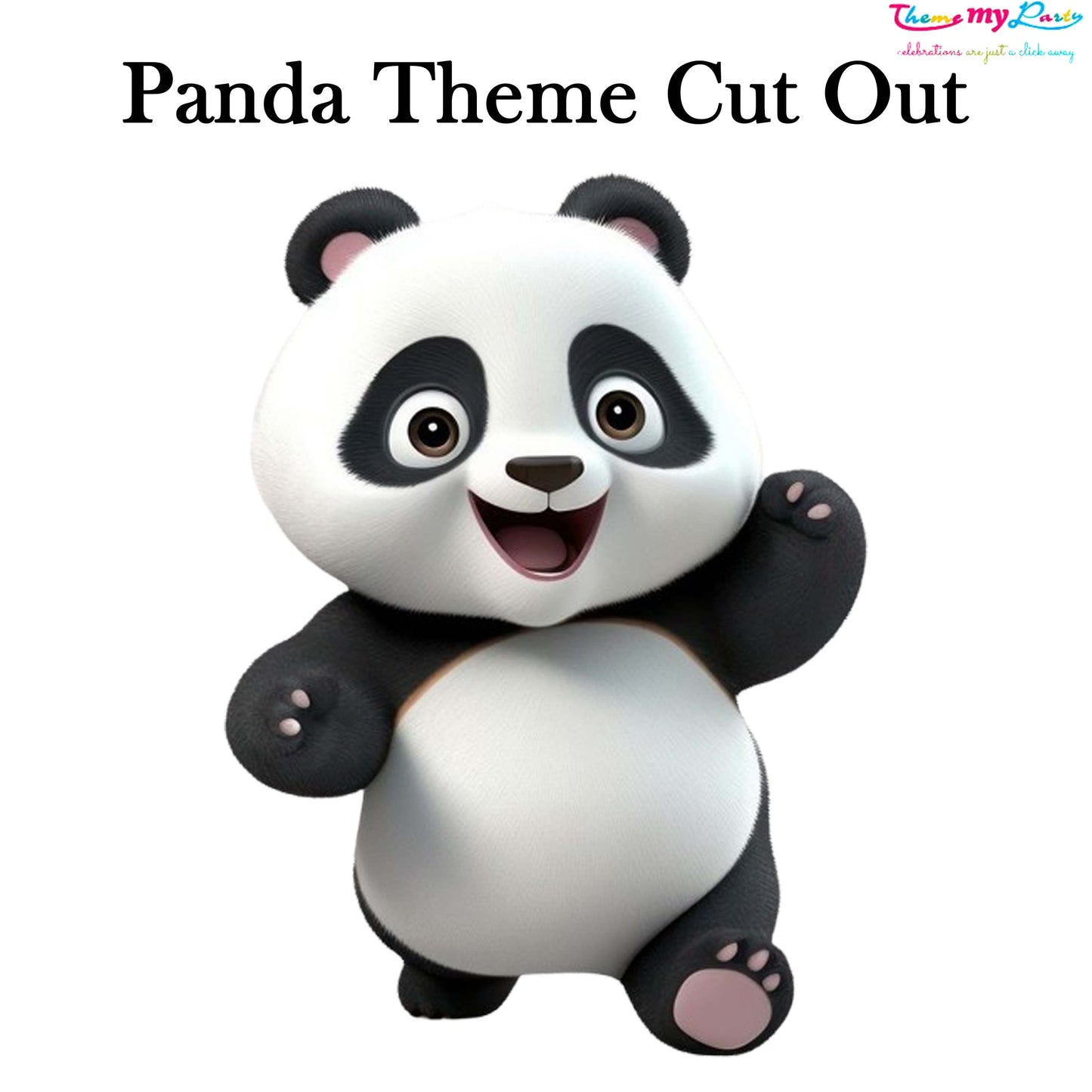 Panda Theme Birthday Party Cutout