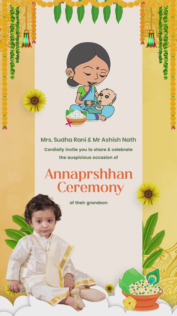 Annaprashan Video Invitation