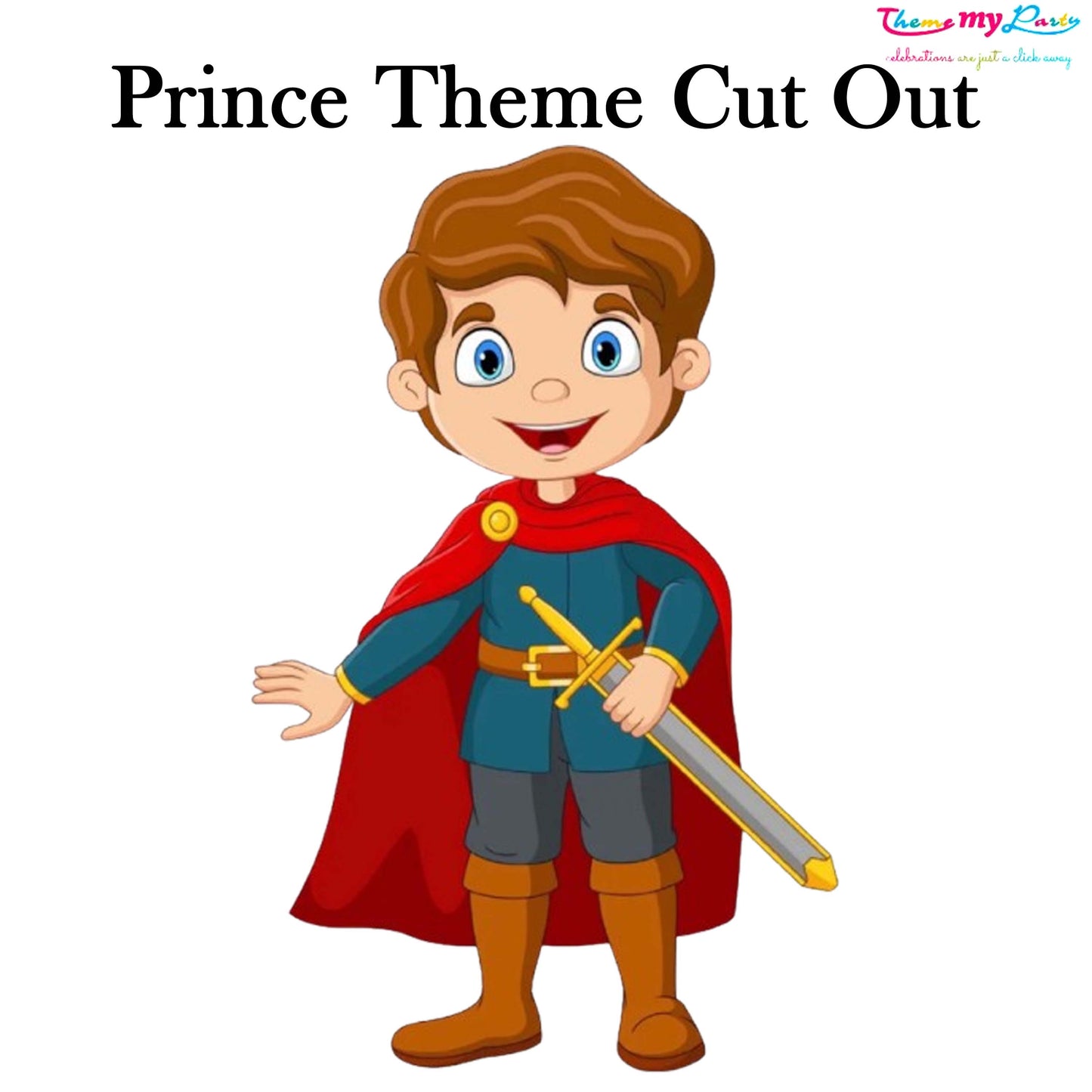 Prince Theme Birthday Party Cutout