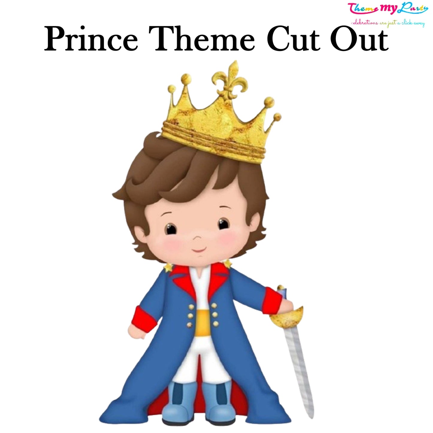 Prince Theme Birthday Party Cutout