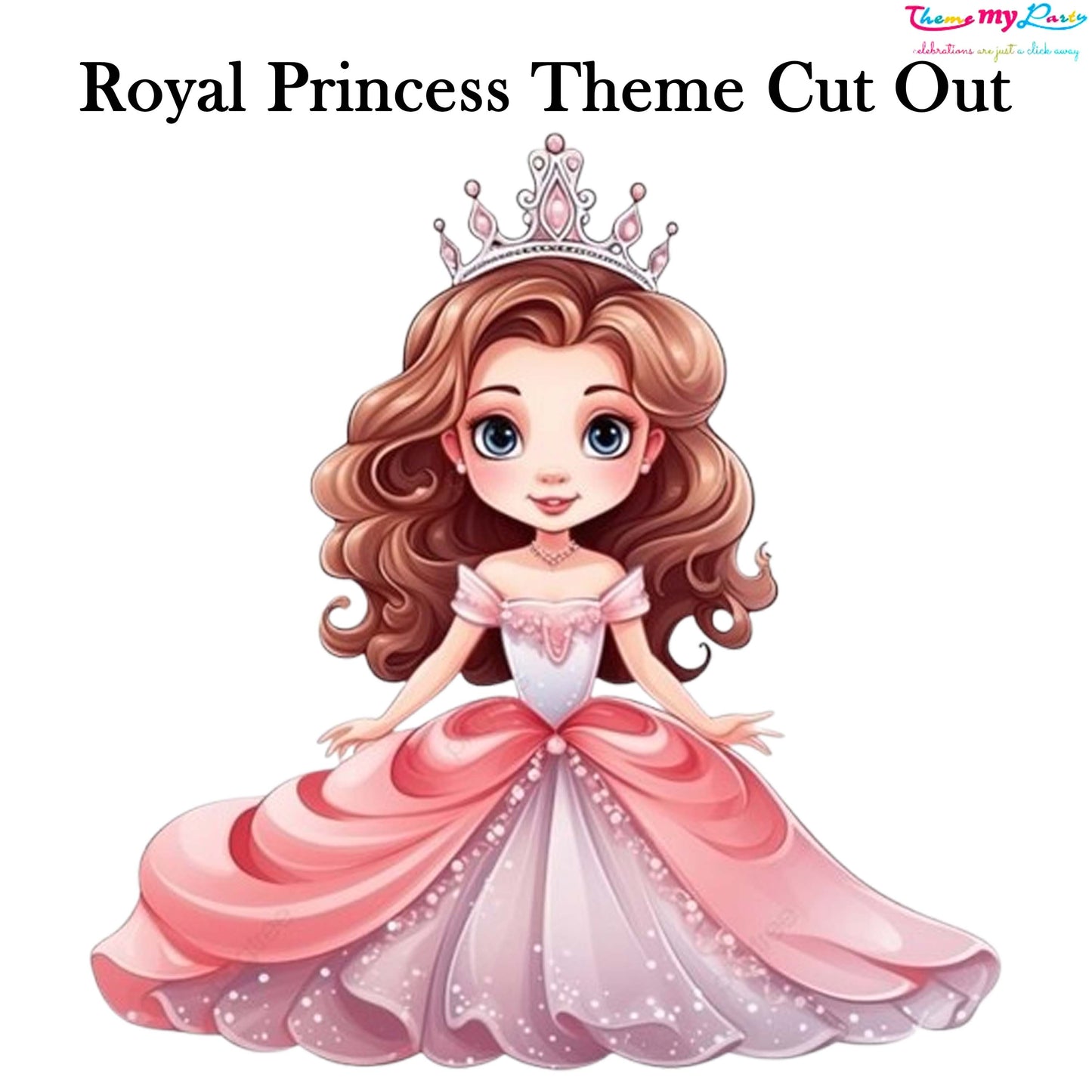 Princess Theme Birthday Party Cutout