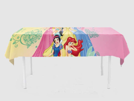 Princess Theme Birthday Cake Table Cover
