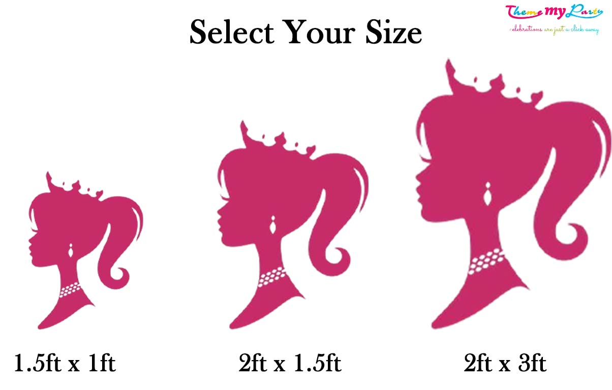 Barbie Theme Birthday Party Cutout