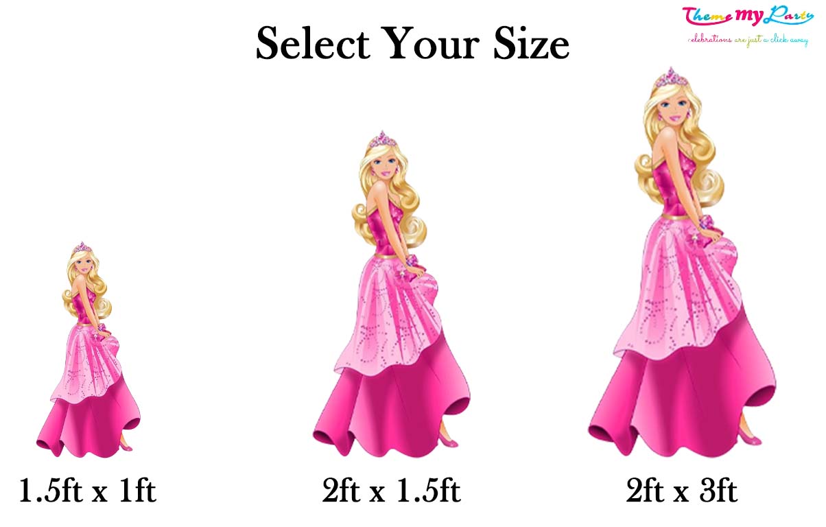 Barbie Theme Birthday Party Cutout
