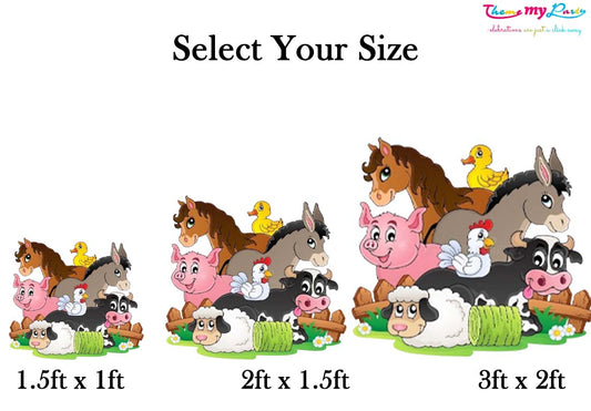 Barnyard Theme Birthday Party Cutout