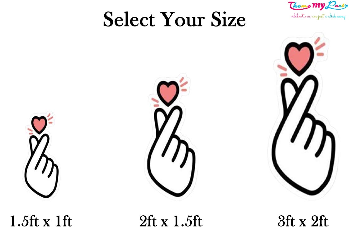 Black Pink Theme Birthday Party Cutout