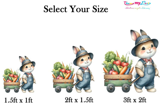 Some Bunny Is One Theme Birthday Party Cutout