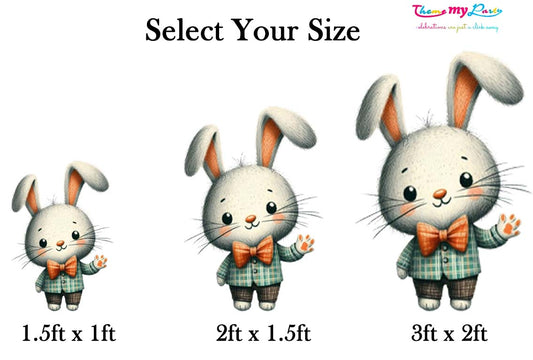 Some Bunny Is One Theme Birthday Party Cutout