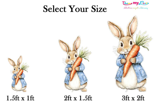 Some Bunny Is One Theme Birthday Party Cutout