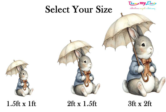 Some Bunny Is One Theme Birthday Party Cutout