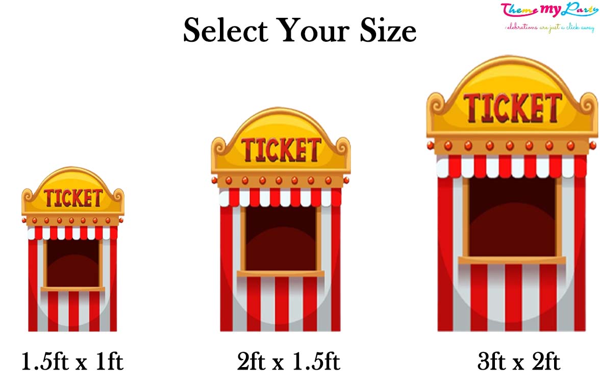 Carnival Theme Birthday Party Cutout