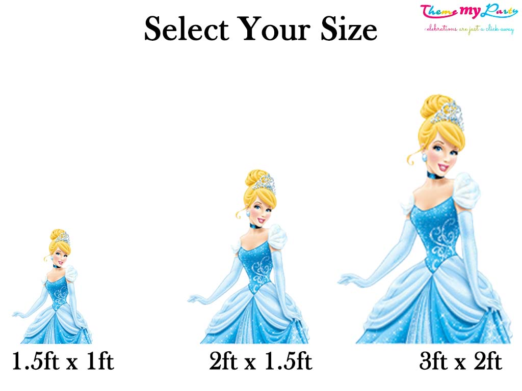 Cinderella Theme Birthday Party Cutout