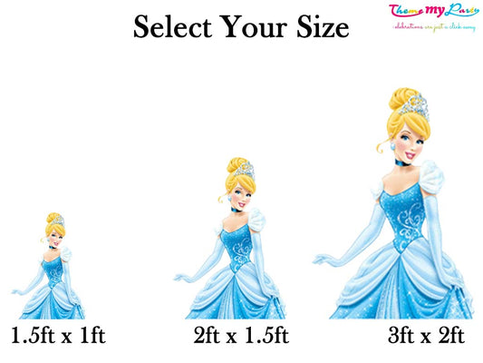 Cinderella Theme Birthday Party Cutout