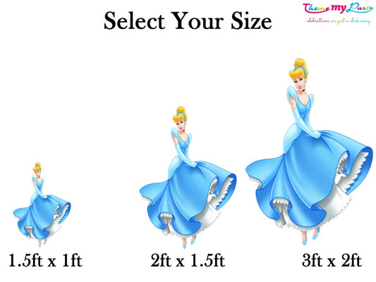 Cinderella Theme Birthday Party Cutout