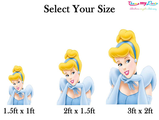 Cinderella Theme Birthday Party Cutout